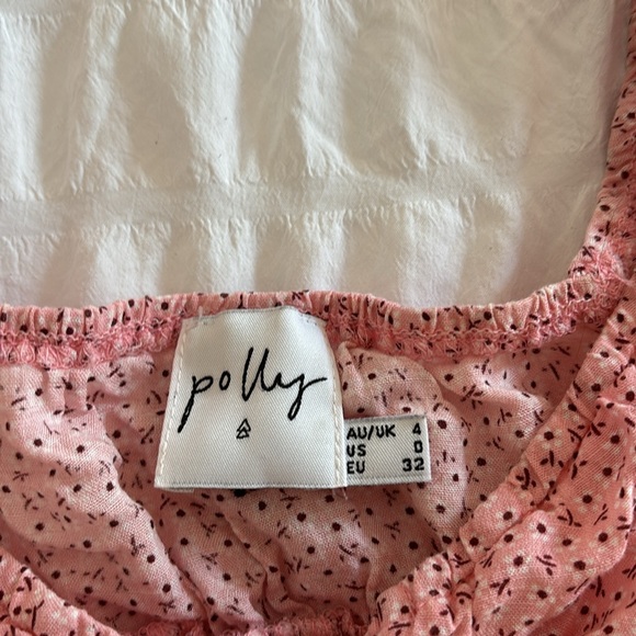 Pink Ruffle Princess Polly Top - Picture 2 of 4